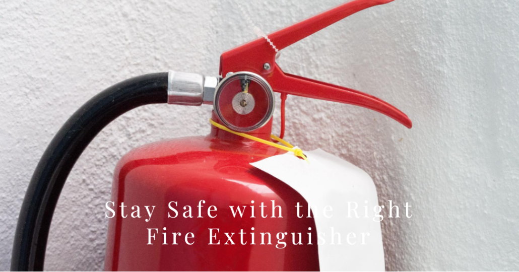 how to choose a right fire extinguisher for your application