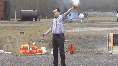 AFO fire ball testing