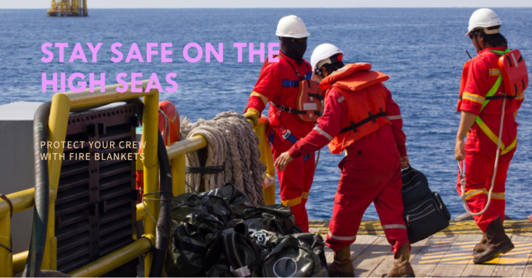 Fire Blankets in Marine Settings: A Guide to Fire Safety on Boats and Offshore Facilities