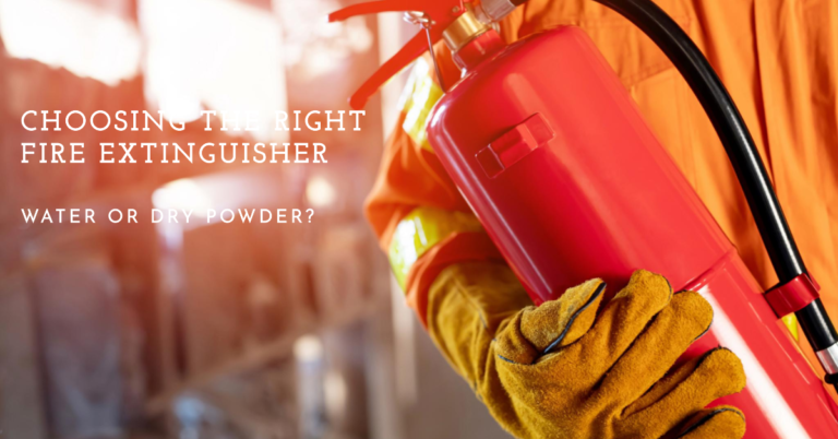 Water vs. Dry Powder Fire Extinguishers: Which One to Use and Why